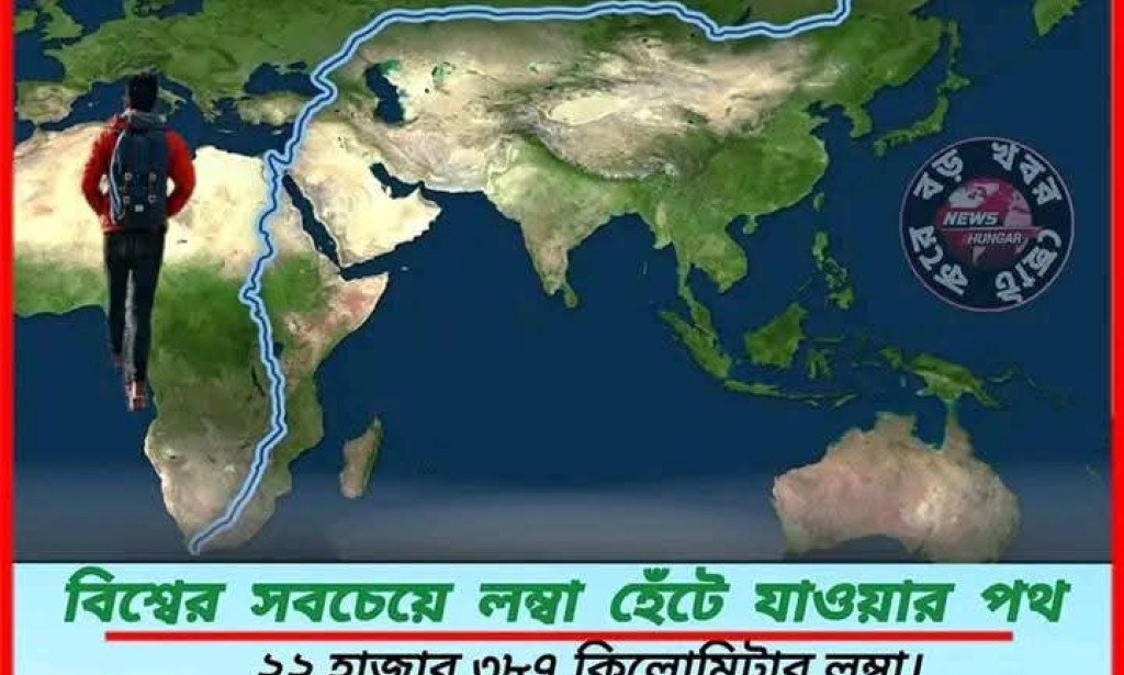 বিশ্বের সবচেয়ে লম্বা হেঁটে যাওয়ার পথ!